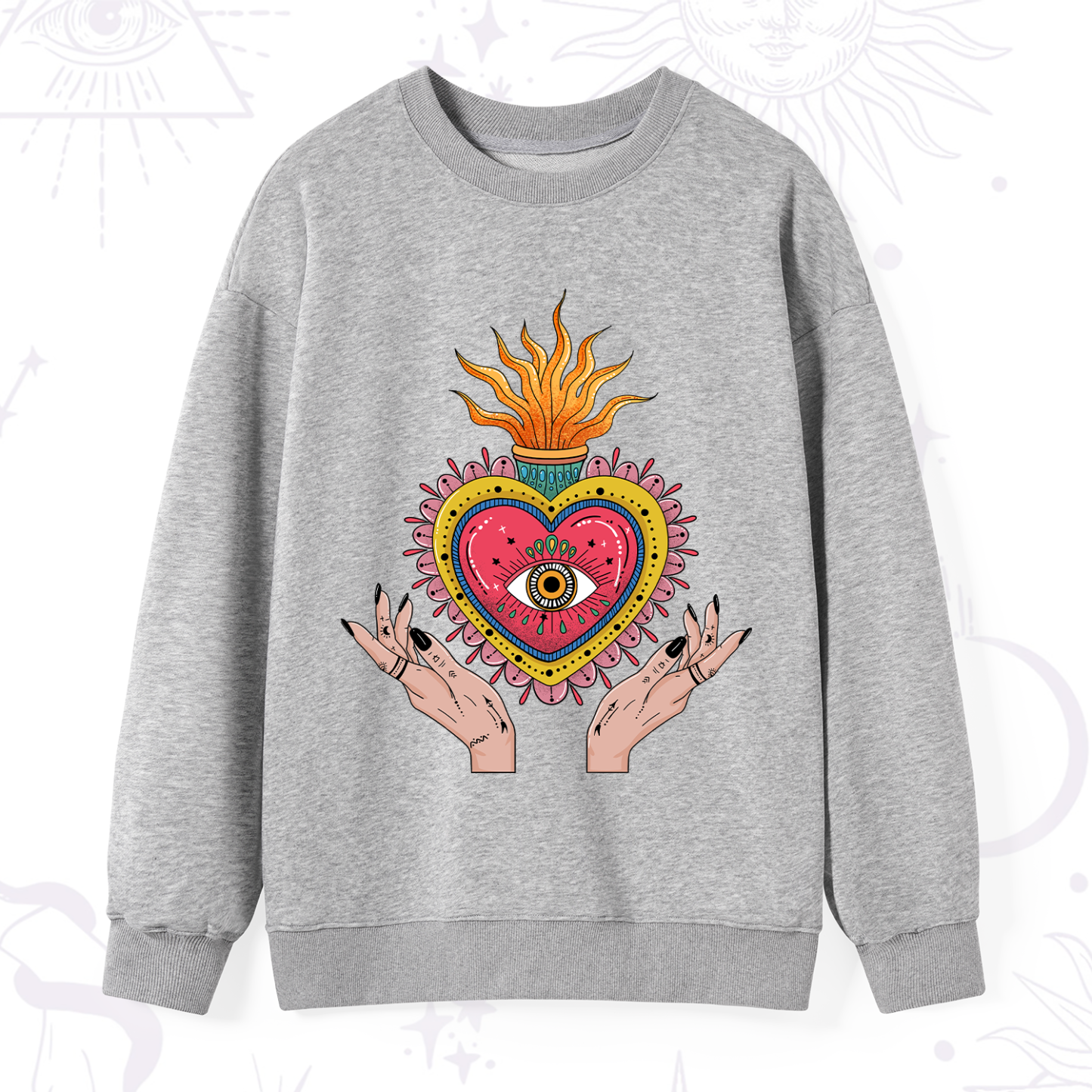 Purplehecate The Fiery Eye Sweatshirt