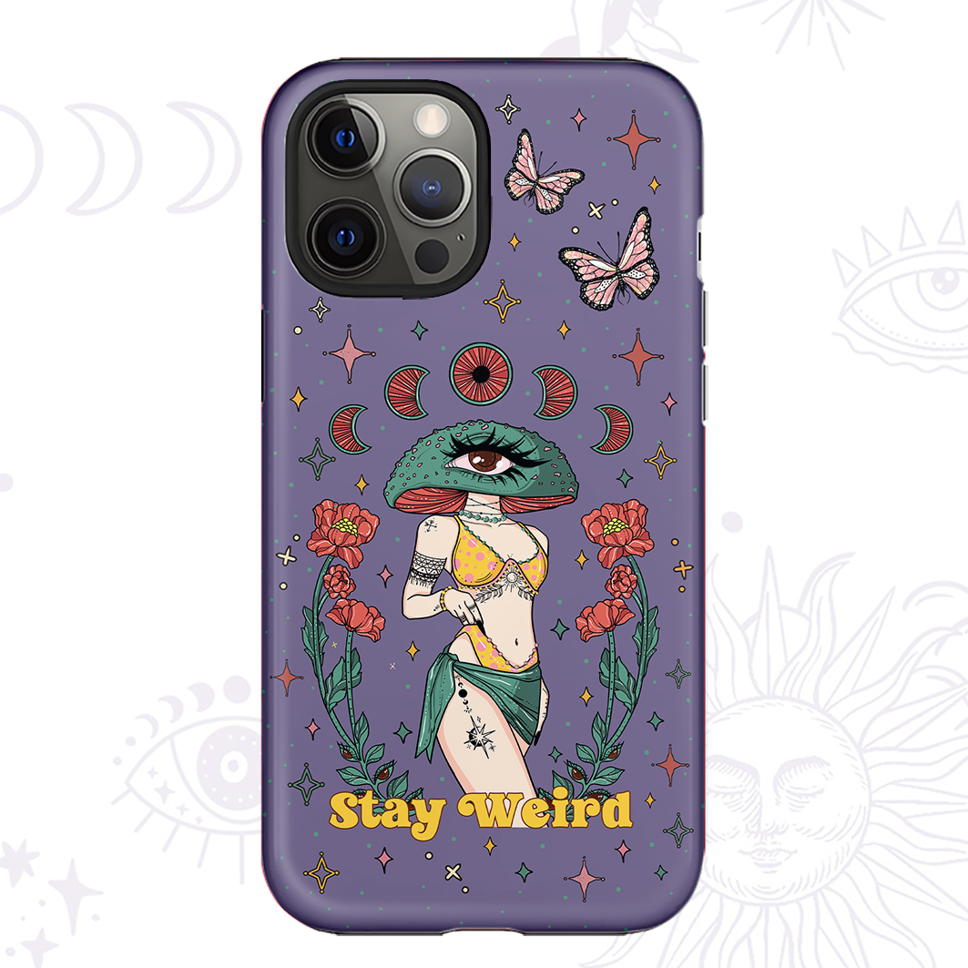Purplehecate Stay Weird Phone Case