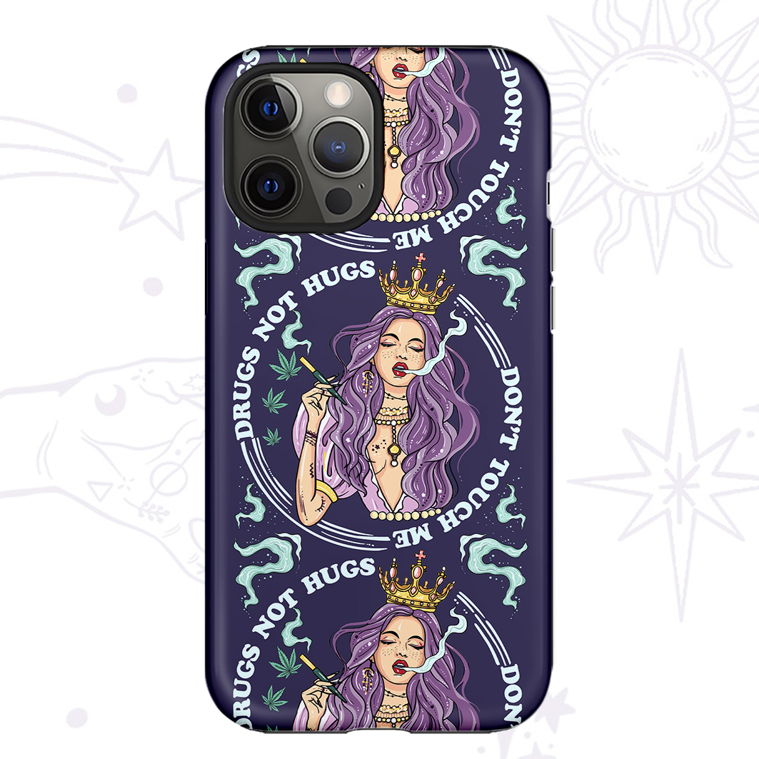Purplehecate Drugs Not Hugs Phone Case