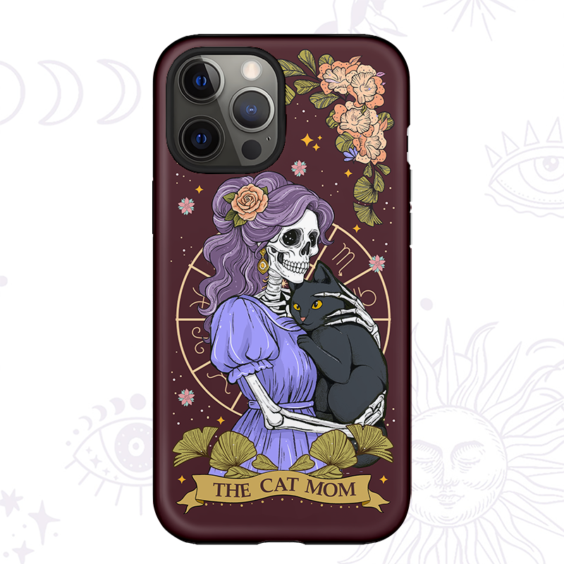 Purplehecate The Mystic Witch Cat Mom Phone Case
