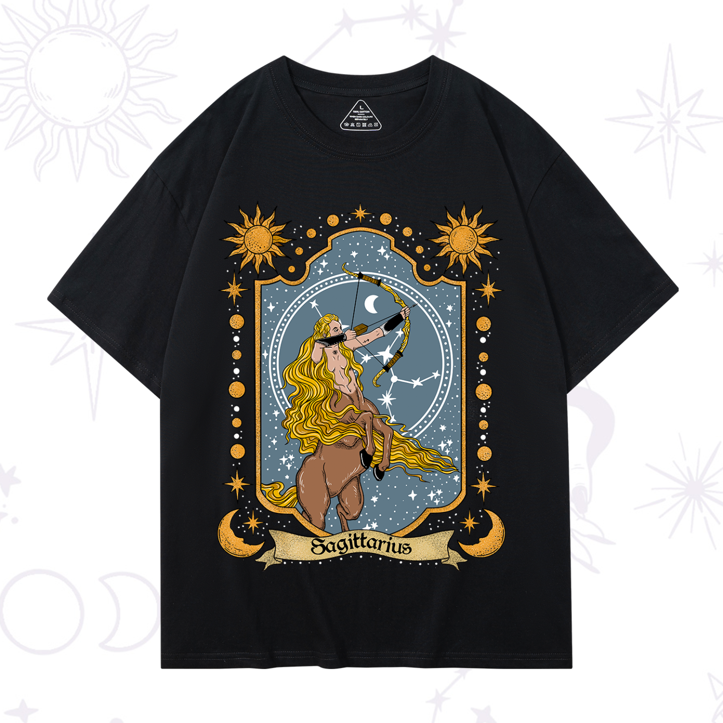 Magic Purplehecate Sagittarius Zodiac T-Shirt