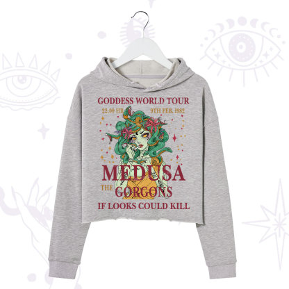 Purplehecate Medusa The Gorgons Crop Hoodie