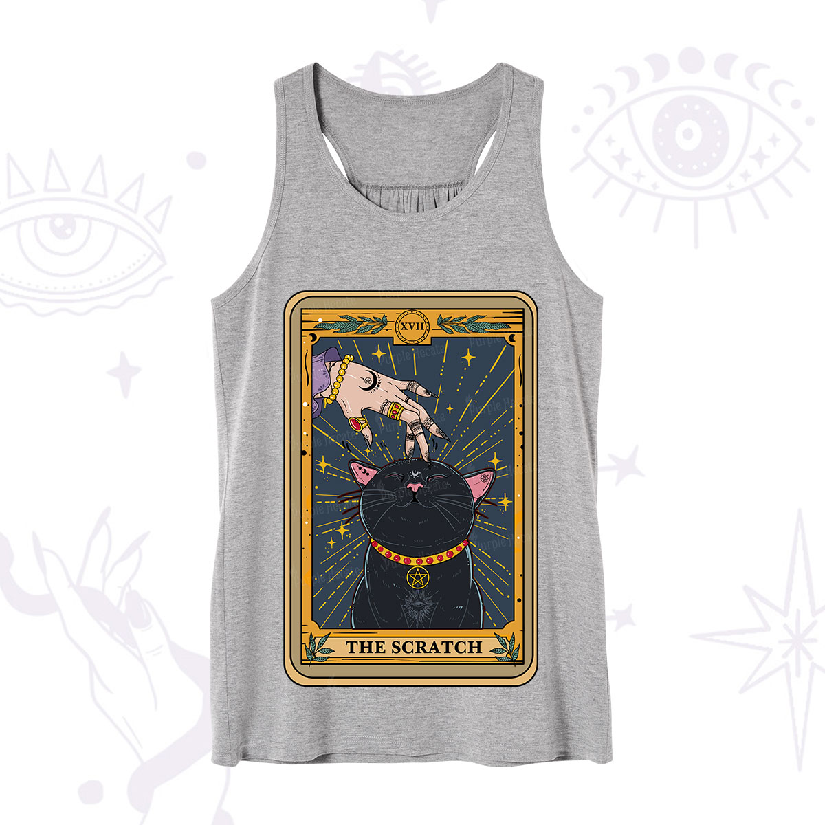 Purplehecate The Scratch Cat Tarot Tank