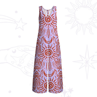 Purplehecate Solar Ritual Wide Leg Jumpsuit