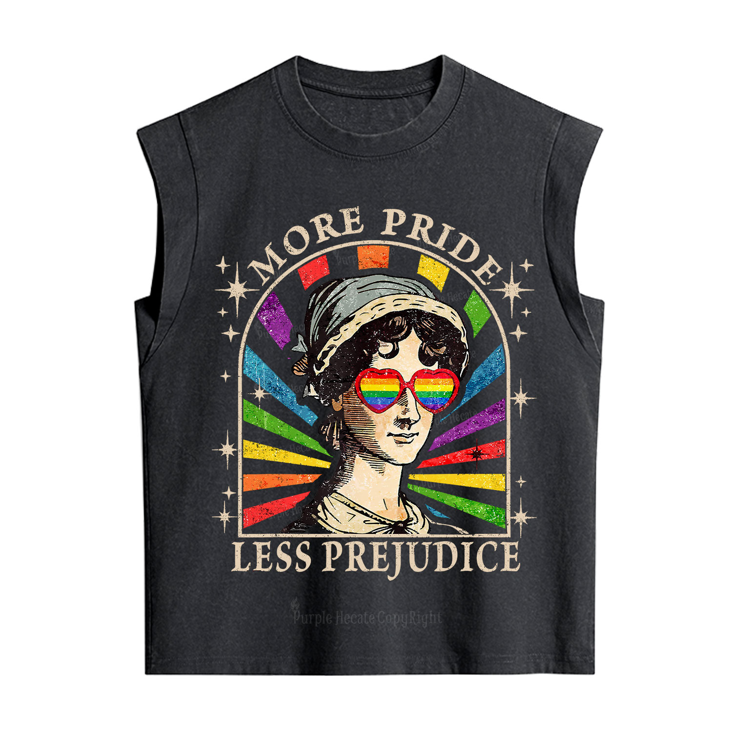 Purplehecate More Pride Less Prejudice Vintage Washed Tank