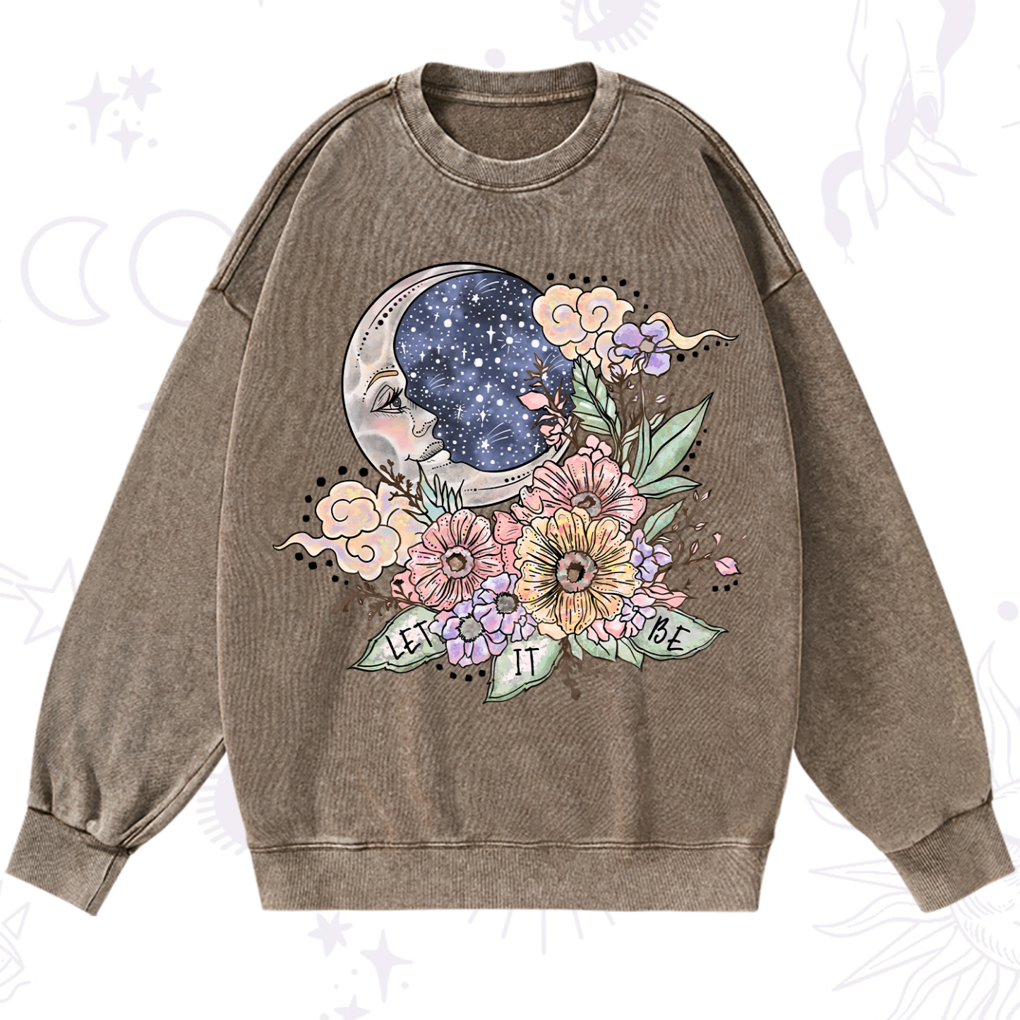 Purplehecate Let It Be Washed Sweatshirt
