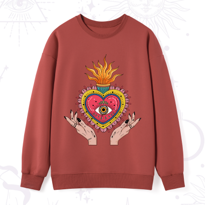 Purplehecate The Fiery Eye Sweatshirt