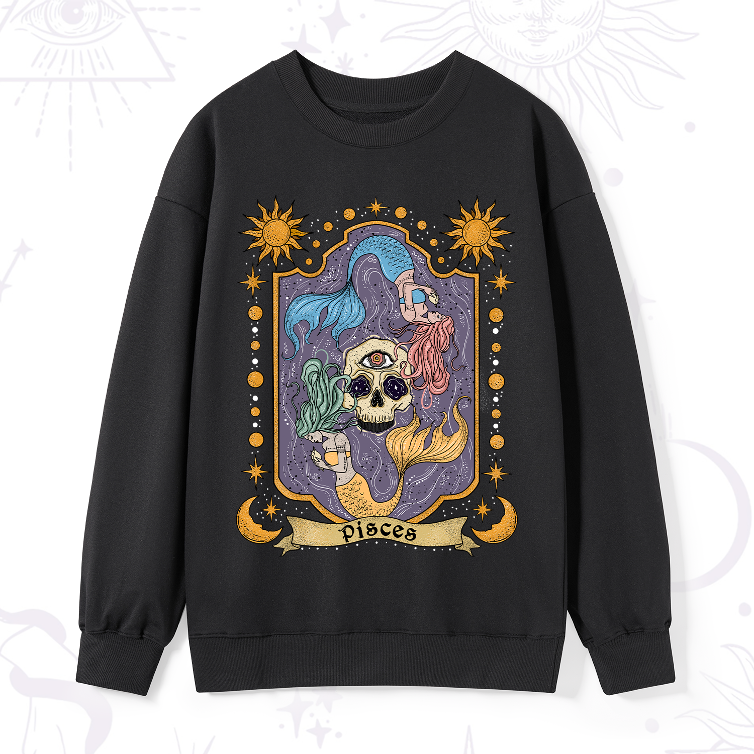Purplehecate Pisces Zodiac Sweatshirt