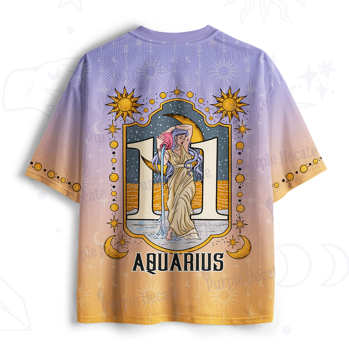Purplehecate Aquarius Zodiac Mesh Jersey