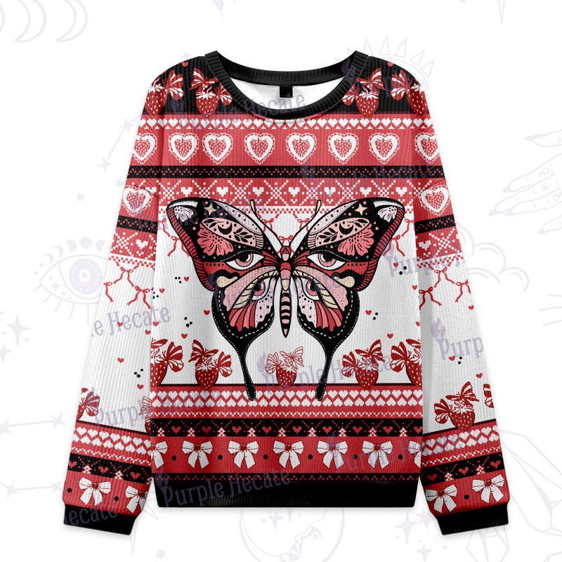 Purplehecate Wings of Fantasy Ugly Valentine Sweatshirt