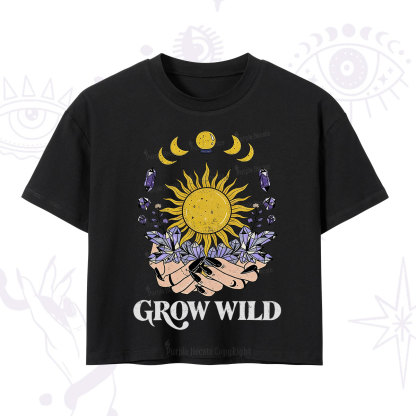 Purplehecate Grow Wild Crop T-Shirt