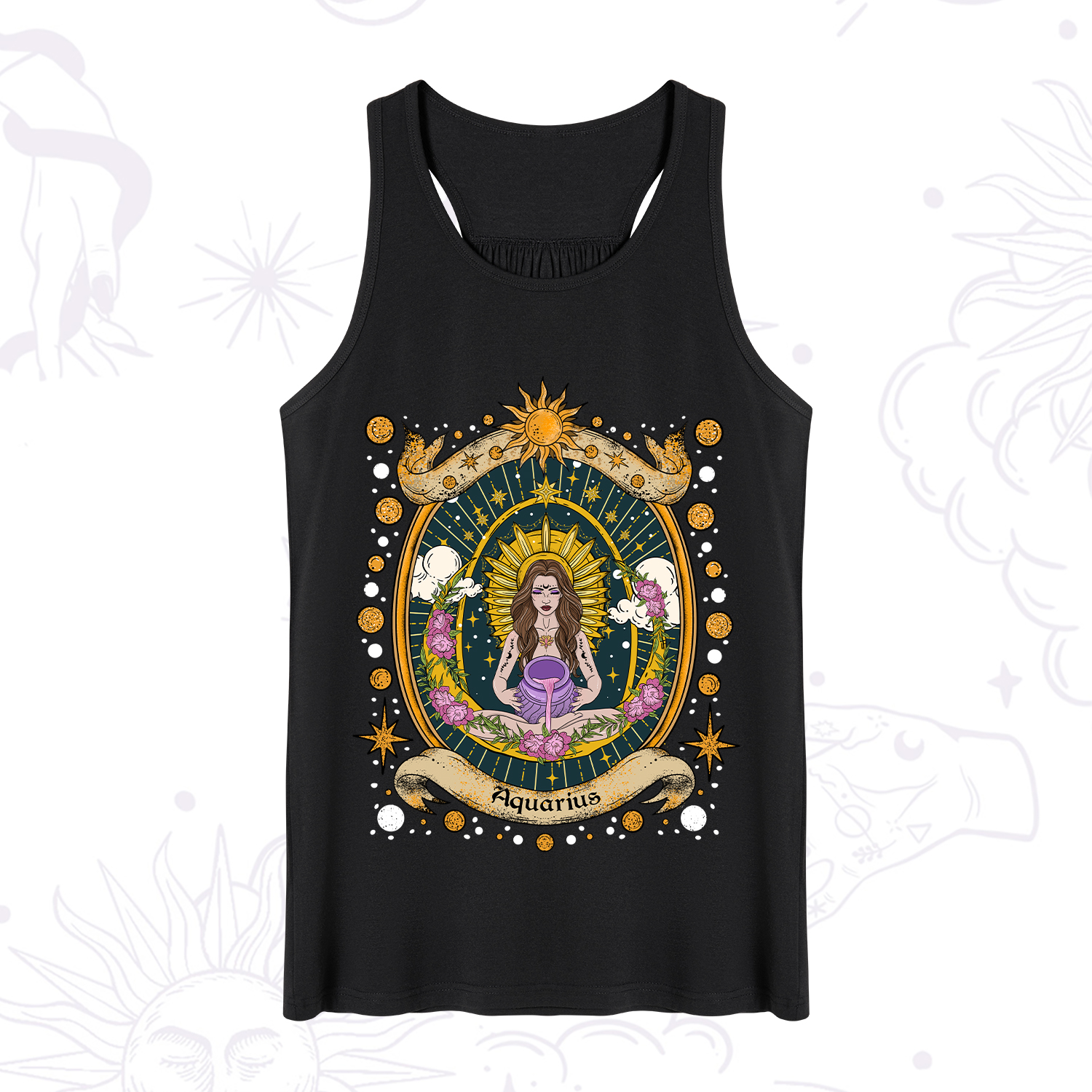 Purplehecate Aquarius Radiance Zodiac Tank