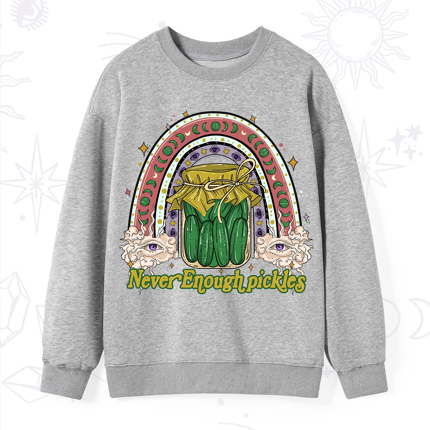 Purplehecate Never Enough Pickles Sweatshirt