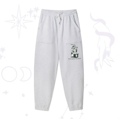 Purplehecate That's It You're Going in the Soup Fleece Sweatpants