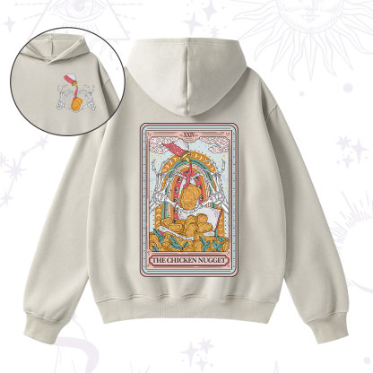 Purplehecate The Chicken Nugget Food Tarot Fleece Hoodie Suit