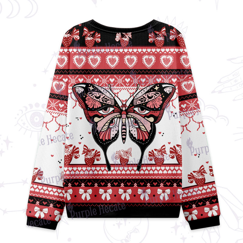 Purplehecate Wings of Fantasy Ugly Valentine Sweatshirt