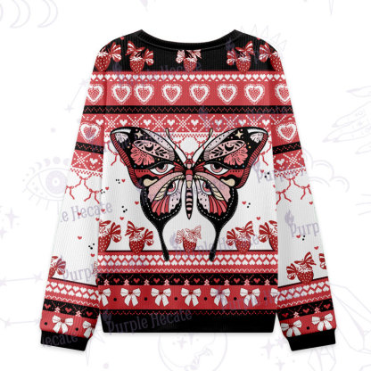 Purplehecate Wings of Fantasy Ugly Valentine Sweatshirt