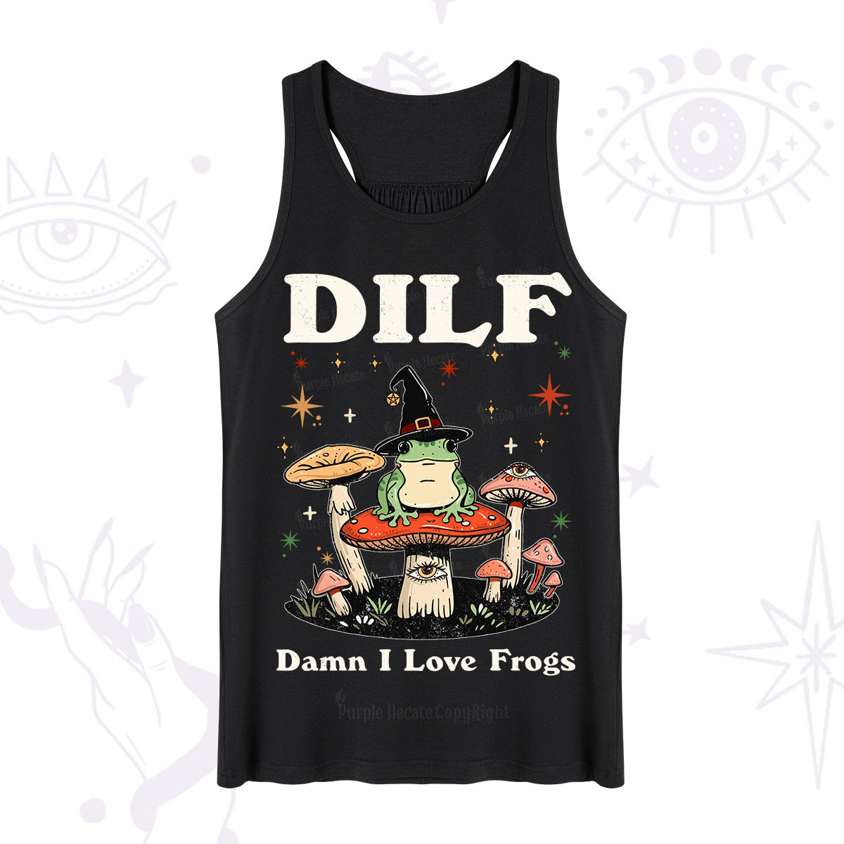 Purplehecate Dilf Damn I Love Frogs Tank