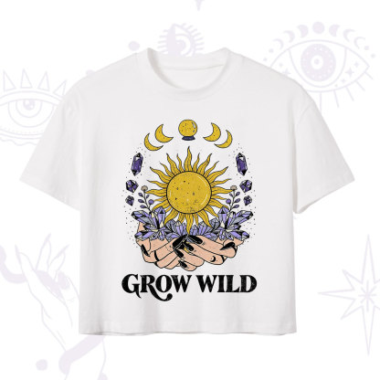 Purplehecate Grow Wild Crop T-Shirt