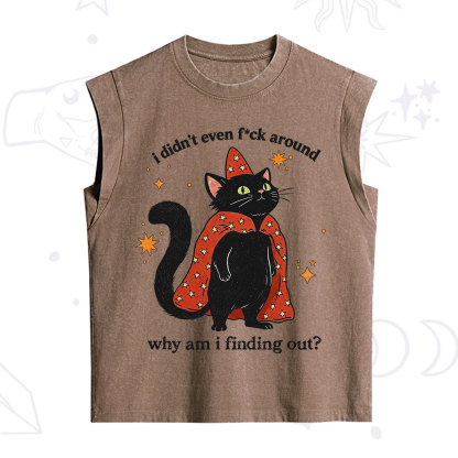 Purplehecate I Didn't Even F*ck Around Vintage Washed Tank
