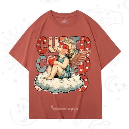 Purplehecate Retro Cupid Vibes Valentine T-Shirt