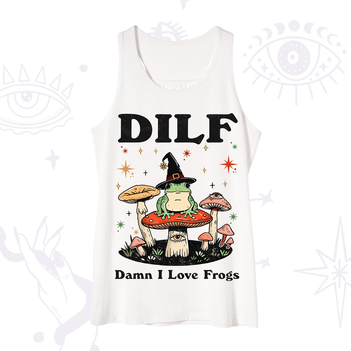 Purplehecate Dilf Damn I Love Frogs Tank