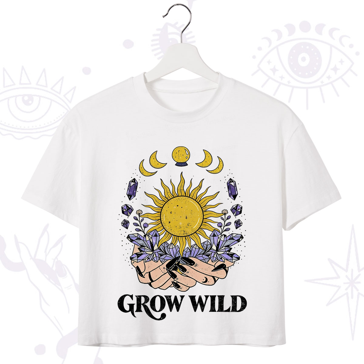 Purplehecate Grow Wild Crop T-Shirt