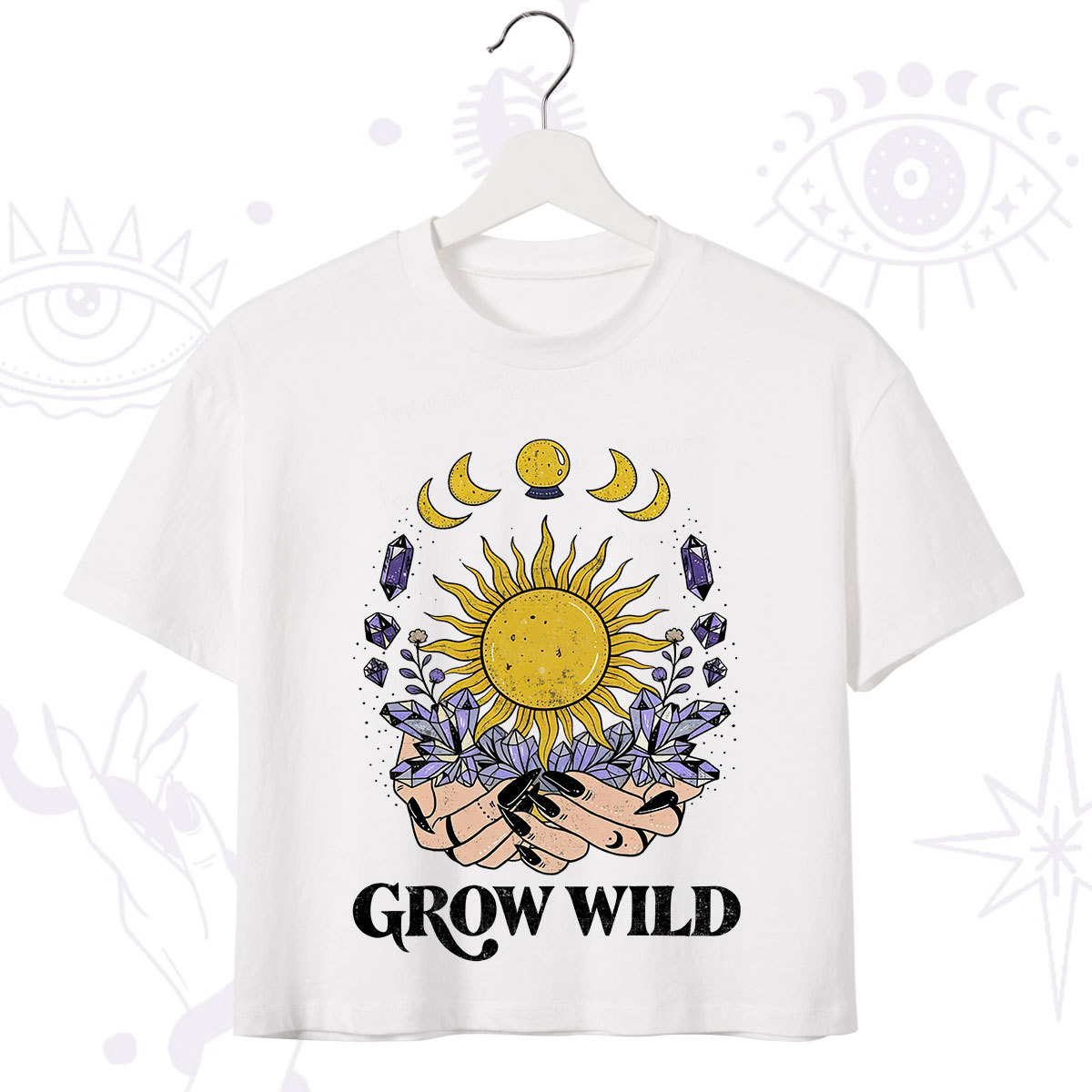 Purplehecate Grow Wild Crop T-Shirt
