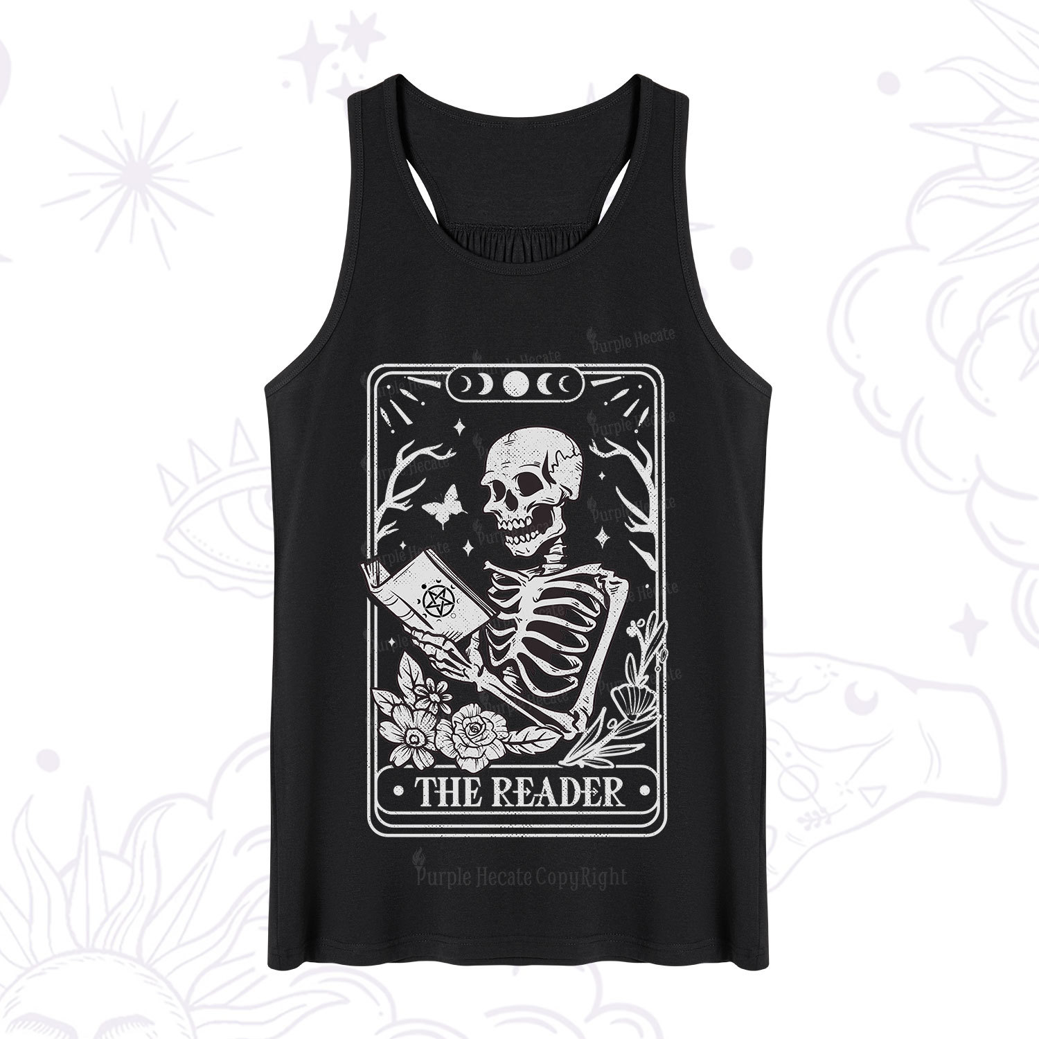 Purplehecate The Reader Tarot Card Tank