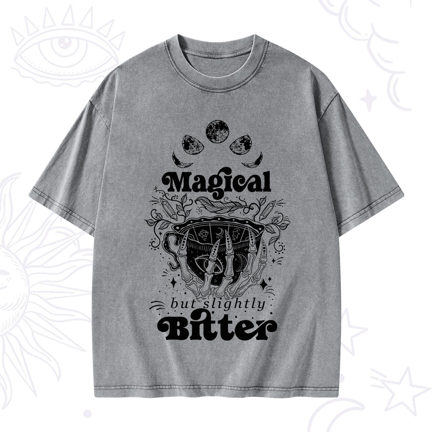 Purplehecate Magical But Slightly Bitter Washed T-Shirt