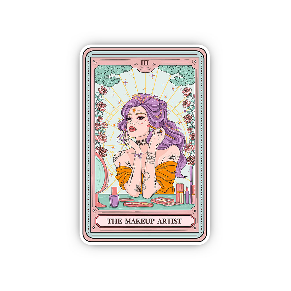 Purplehecate The Makeup Artist Tarot Sticker