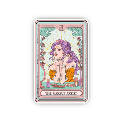 Purplehecate The Makeup Artist Tarot Sticker