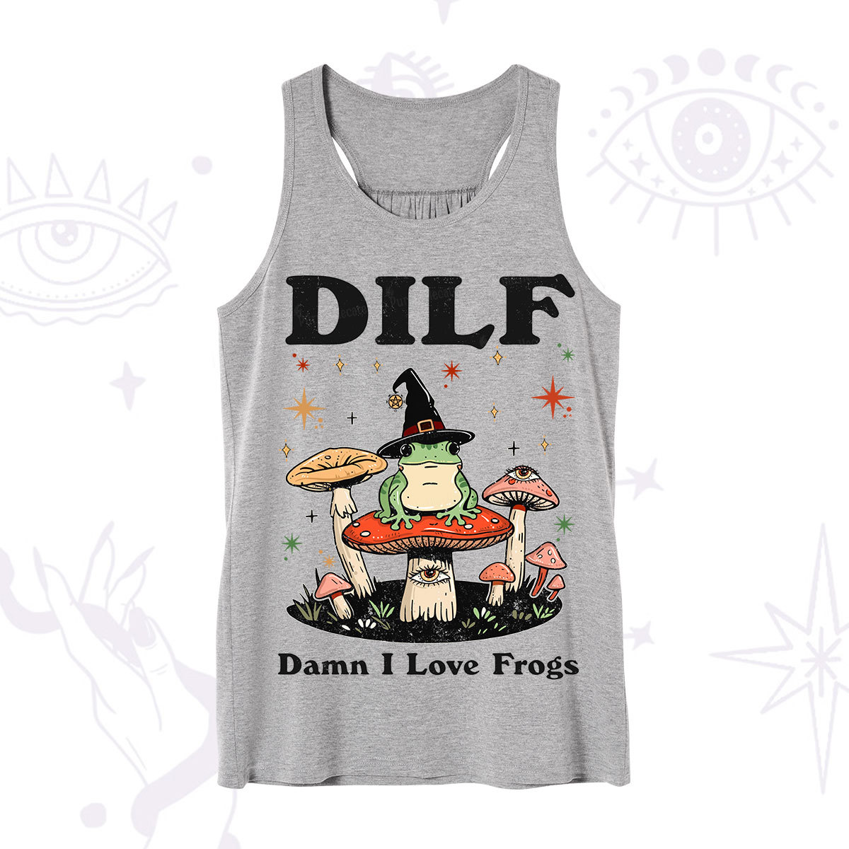 Purplehecate Dilf Damn I Love Frogs Tank