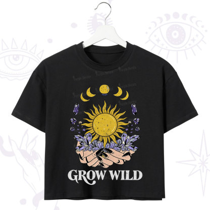 Purplehecate Grow Wild Crop T-Shirt