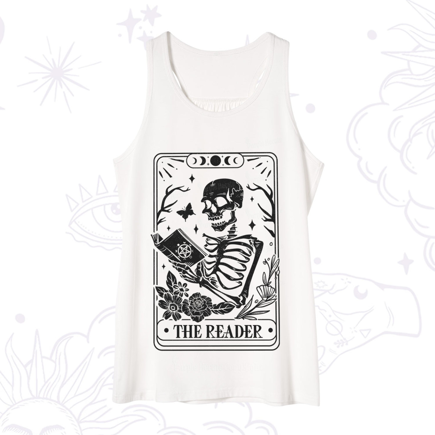 Purplehecate The Reader Tarot Card Tank