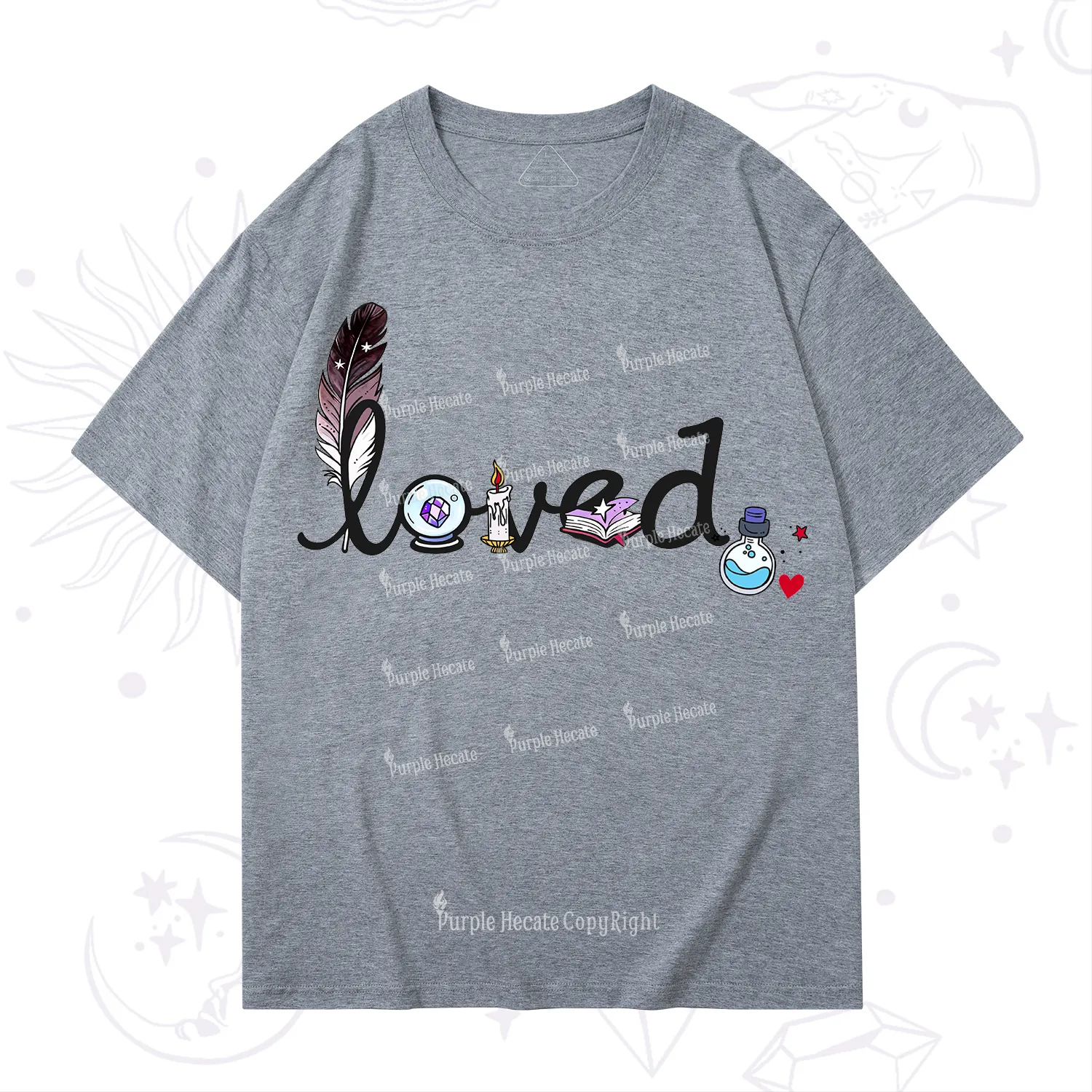Purplehecate Magical Loved Valentine T-Shirt