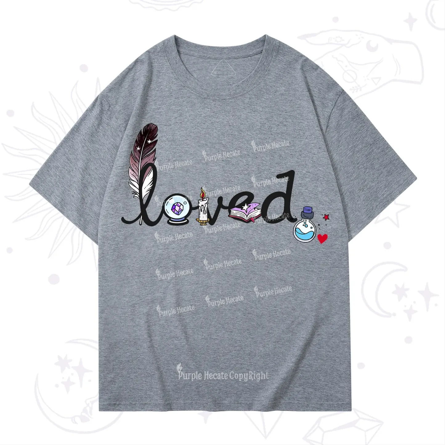 Purplehecate Magical Loved Valentine T-Shirt