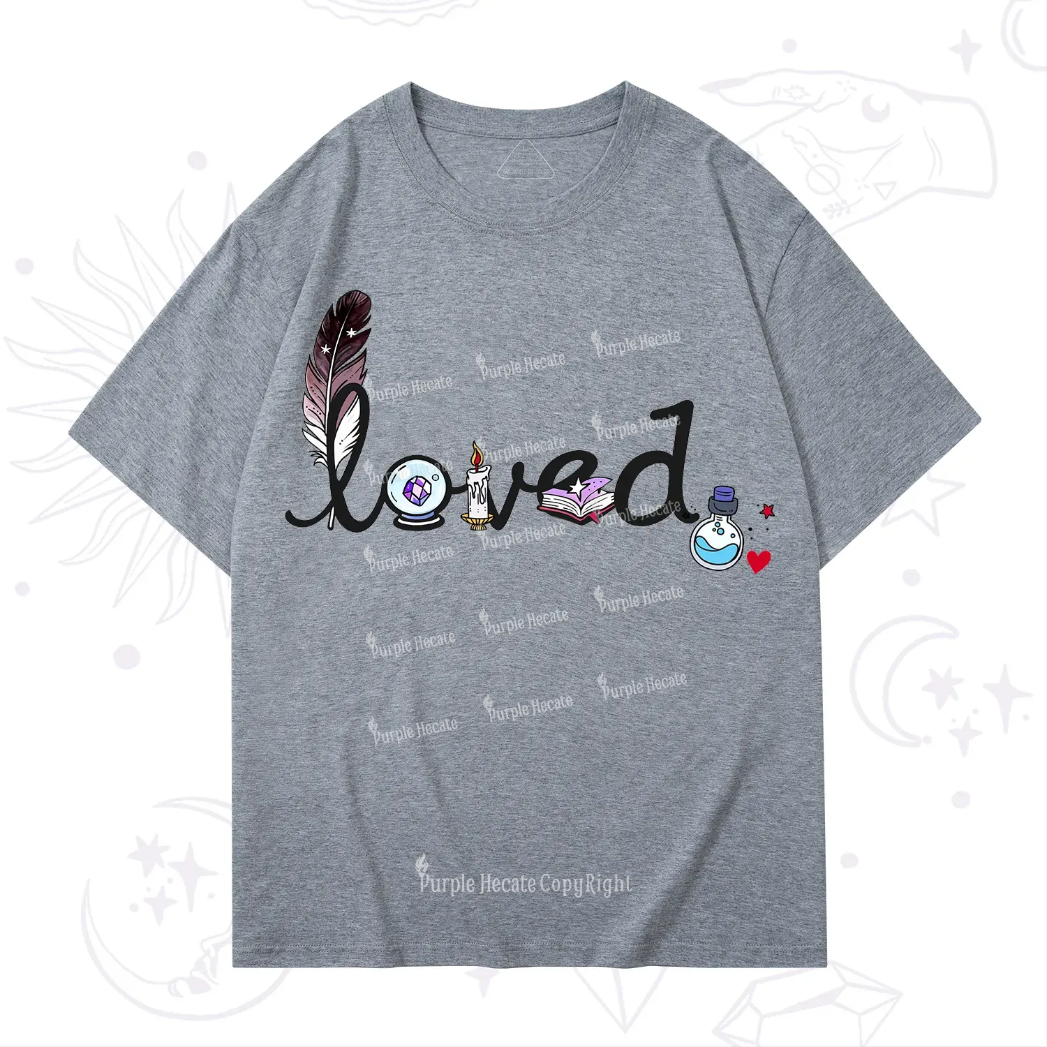 Purplehecate Magical Loved Valentine T-Shirt