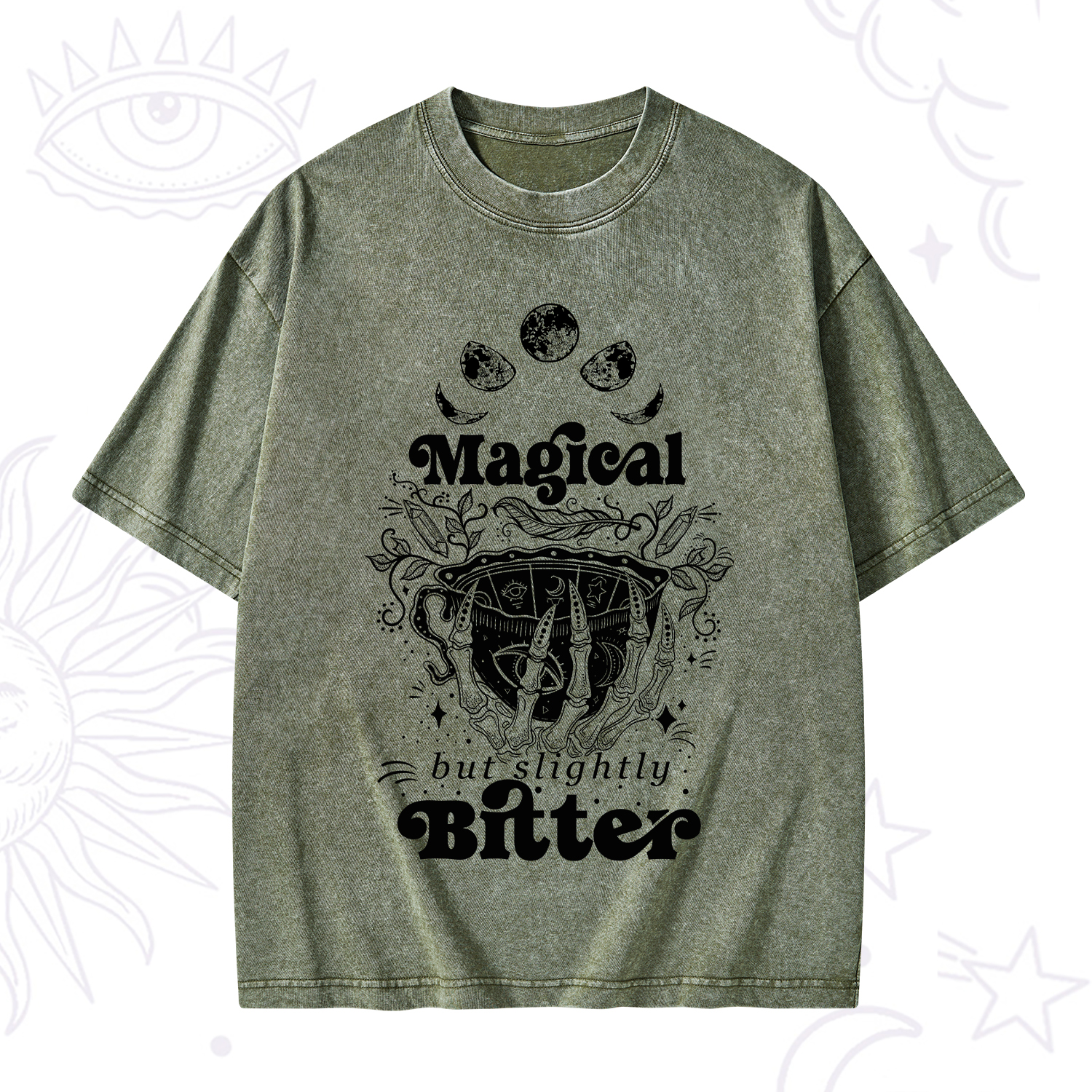 Purplehecate Magical But Slightly Bitter Washed T-Shirt