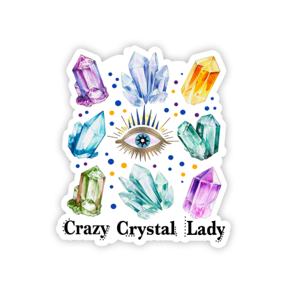 Purplehecate Crysral Lady Sticker