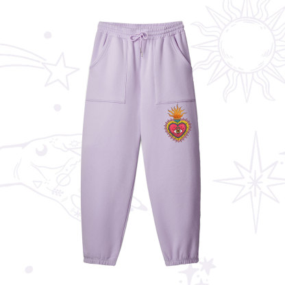 Purplehecate The Fiery Eye Fleece Sweatpants