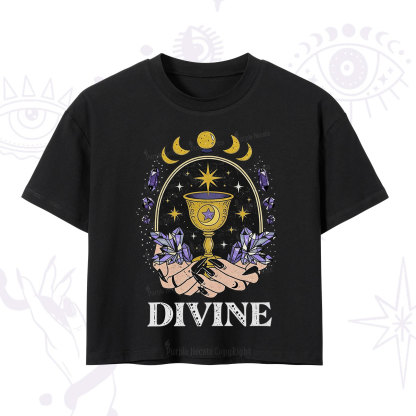 Purplehecate Divine Energy Crop T-Shirt