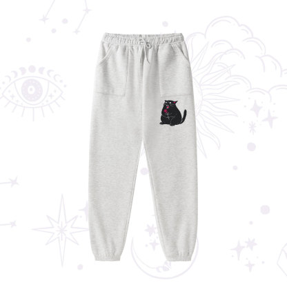 Purplehecate First Of All I'm A Delight Cat Fleece Hoodie Suit