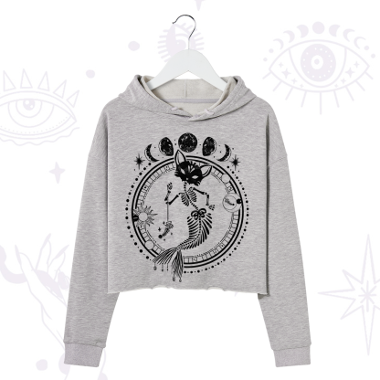Purplehecate Purr-maid Tales Crop Hoodie