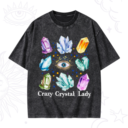 Purplehecate Crysral Lady Washed T-Shirt