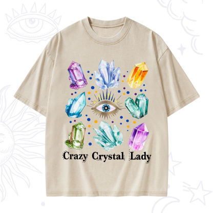 Purplehecate Crysral Lady Washed T-Shirt