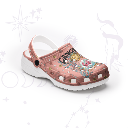 Purplehecate Cancer Spirit Zodiac Rubber Clogs