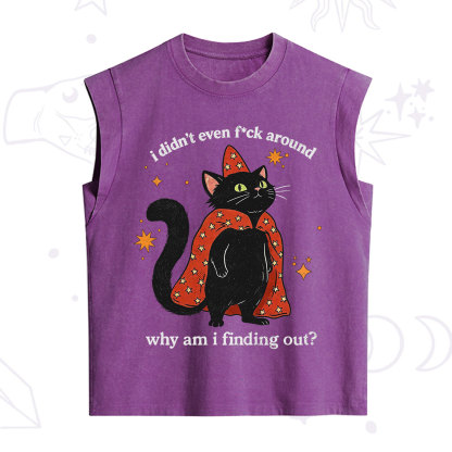 Purplehecate I Didn't Even F*ck Around Vintage Washed Tank