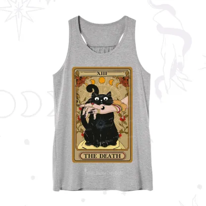 Purplehecate The Death Tarot Black Cat Tank