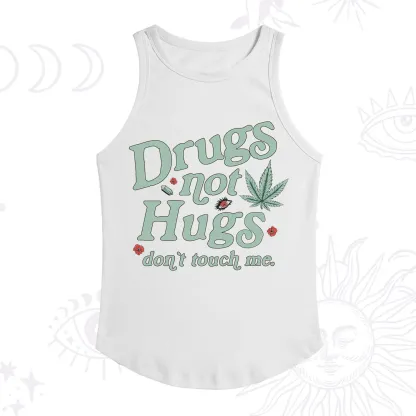 Purplehecate Sarcastic Weed Racerback Tank Top